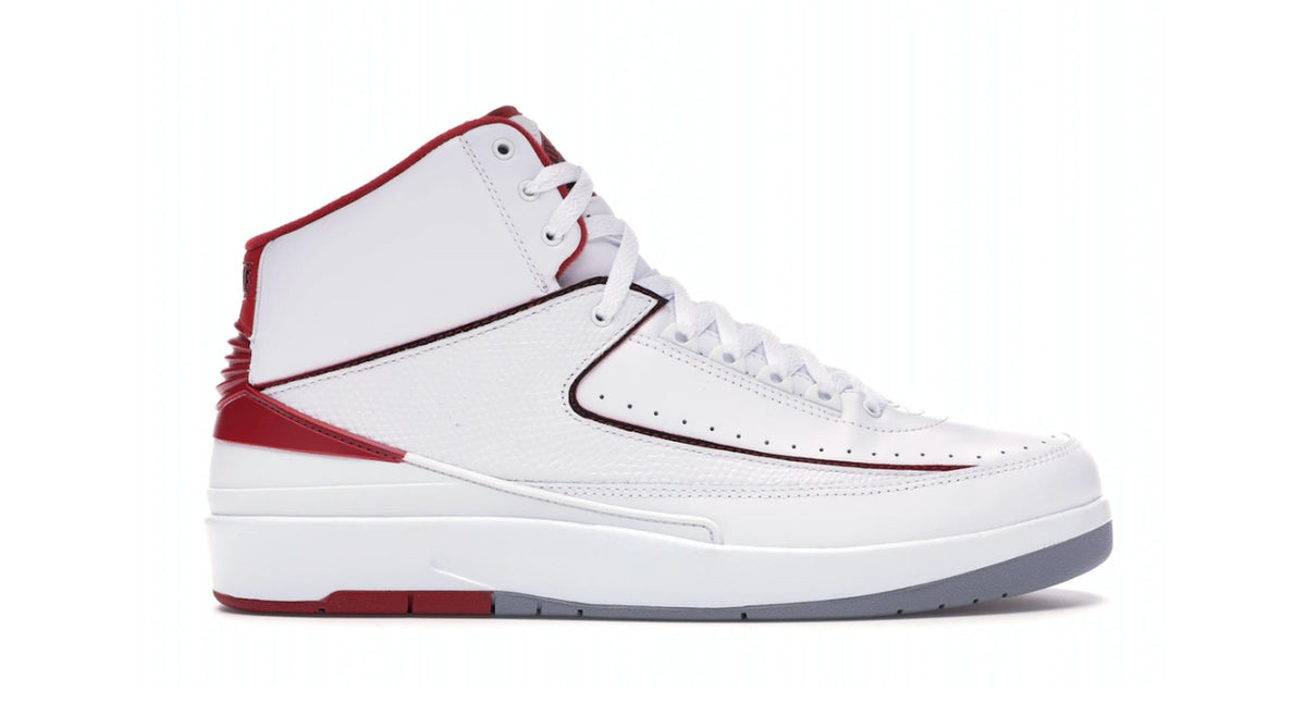retro 2 white and red