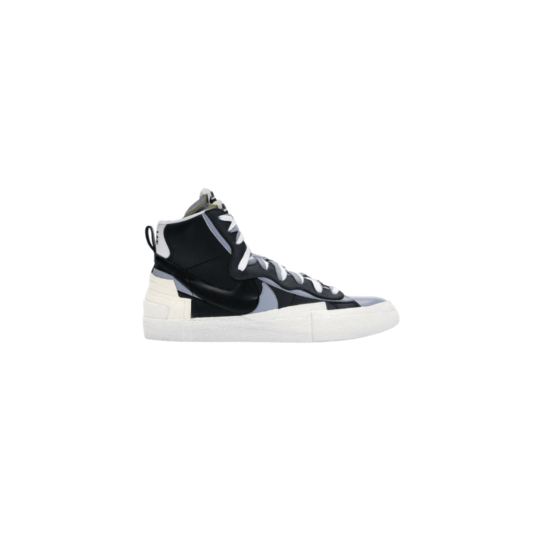nike blazer mid sacai black grey