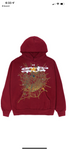 Sp5der Logo Hoodie “Maroon”