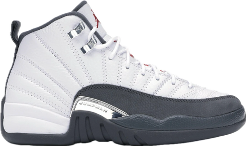 GS Jordan 12 Retro “White Dark Grey”