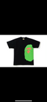 BAPE Neon orange green side ape “black”