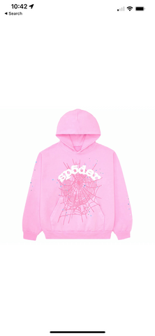 Sp5der OG Web Hoodie “Pink”