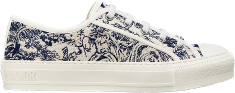 Walk’N’DIOR Sneaker ‘Blue Toile de Jouy Embroidered Cotton’