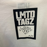 LMTD TAGZ AP TEE WHITE *SIGNED*