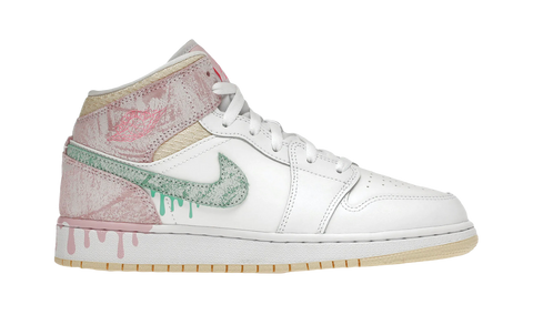 Jordan 1 Mid Paint Drip GS