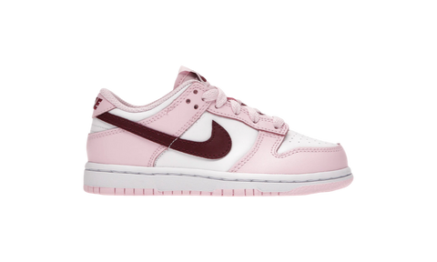 Nike dunk low pink red white TD