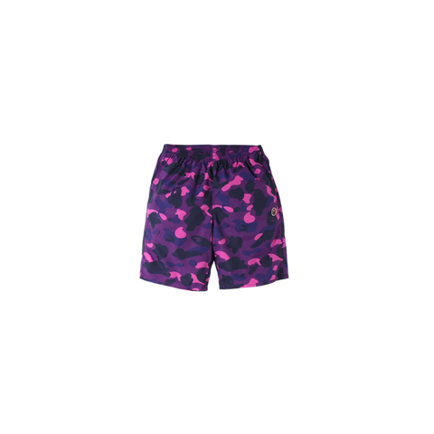 BAPE Color Camo Beach Shorts Purple
