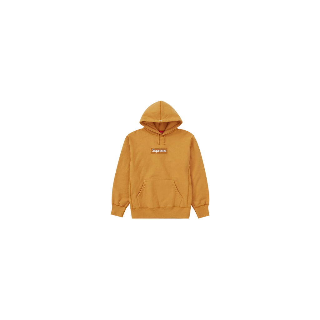 Supreme Box Logo Hooded Sweatshirt FW21 Light Mustard – The Vault 312