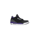 Jordan 3 Black Court Purple