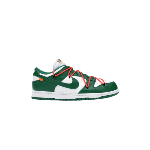 Off-White x Nike Dunk Low Leather "Green"